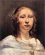 BRAY, Jan de Portrait of a Young Woman dg oil on canvas